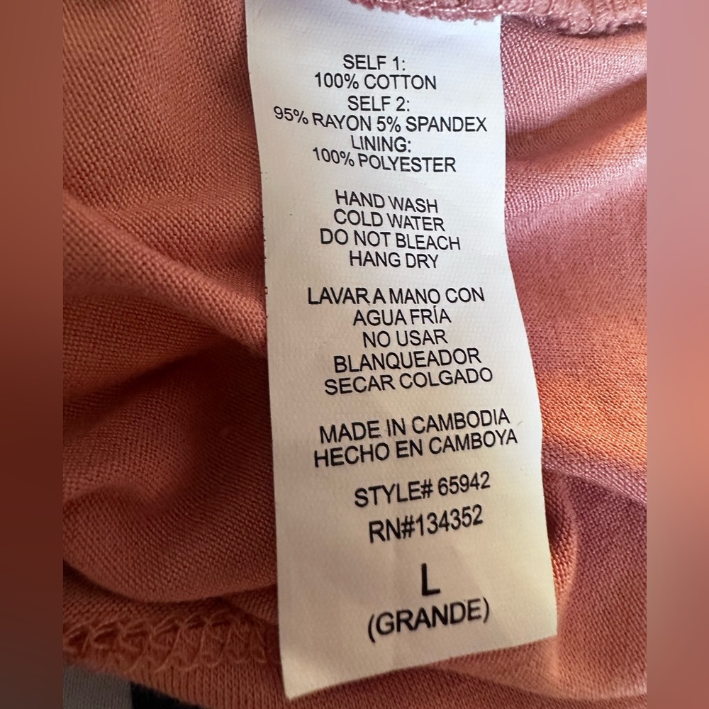 NWT ROSE PINK TOP - Picture 7 of 7